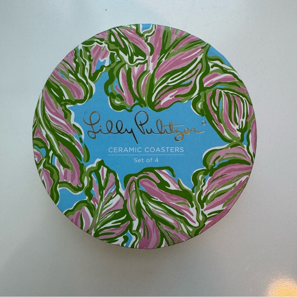 Lilly Pulitzer Ceramic Coasters - set of 4
